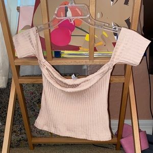 Kendall & Kylie Blush pink Crop top